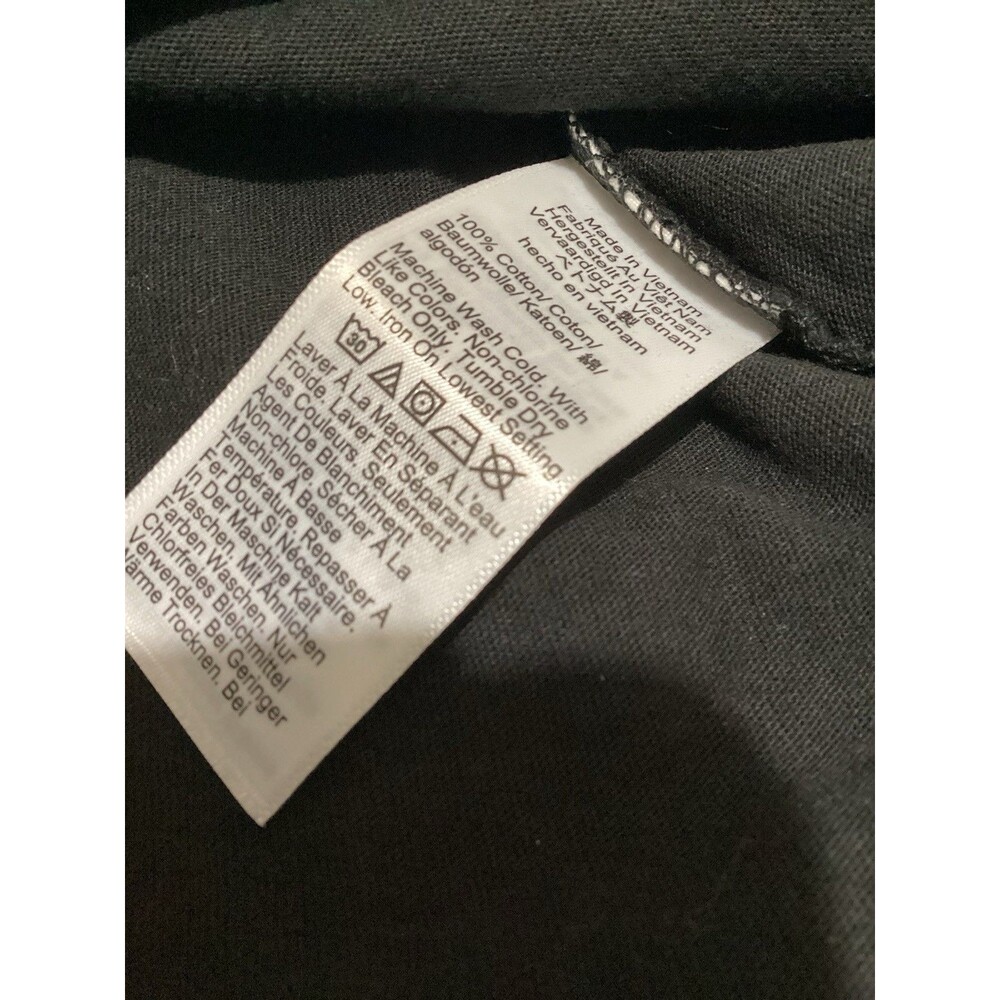 J. Crew Tissue Turtleneck Crepe Long Sleeve T-shirt Black XXS - Picture 4 of 4